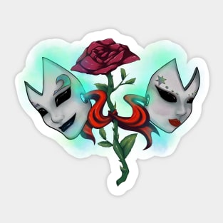 Masquerade masks Sticker